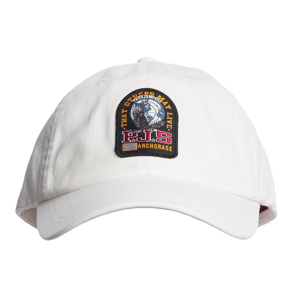 Parajumpers Man Cappellino Sample Star Caps White