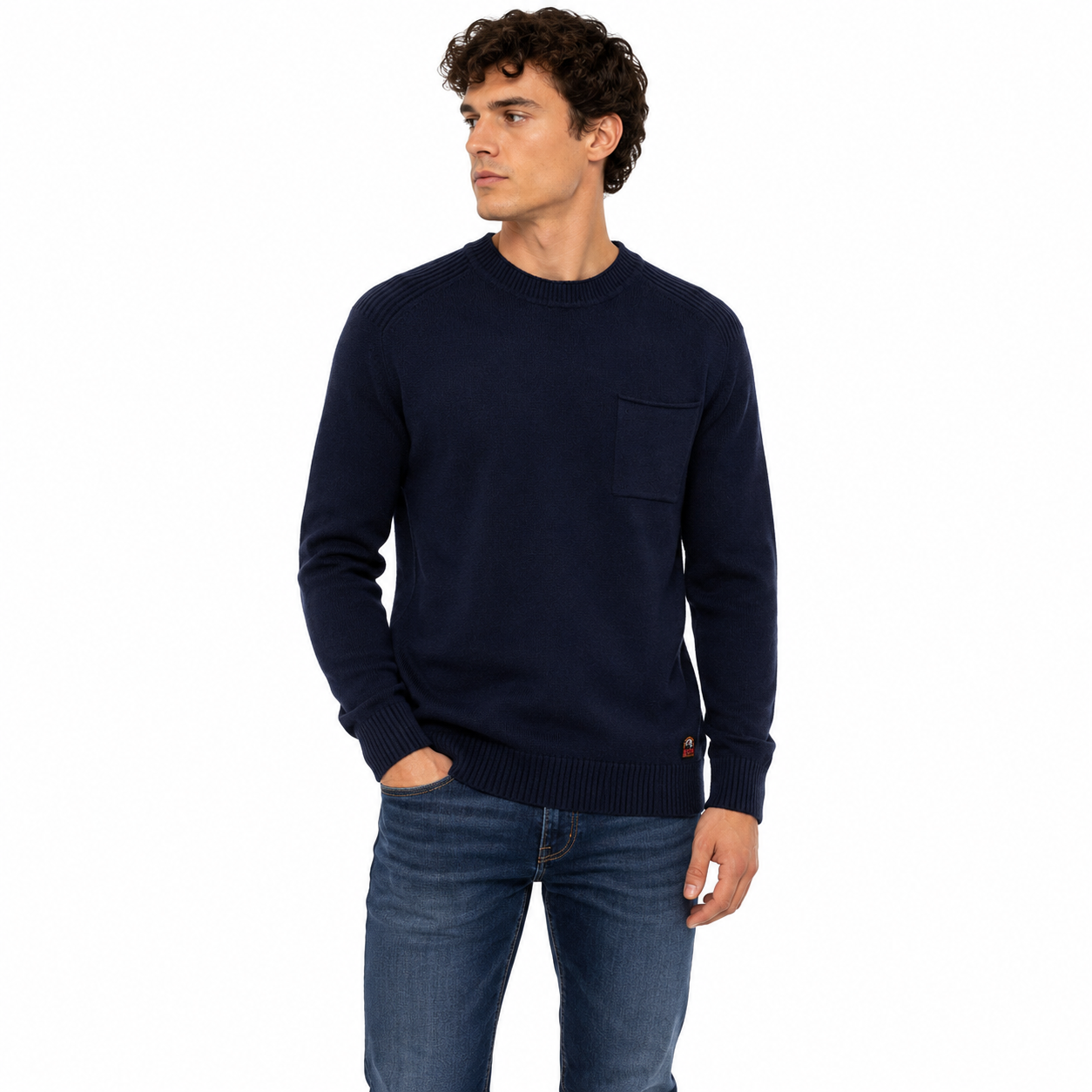 Parajumpers Man Blue Sweaters