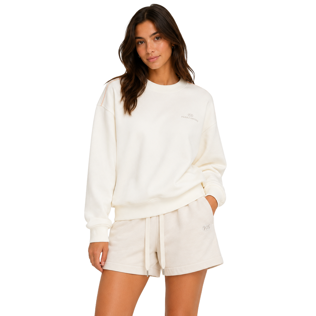 Parajumpers Woman White Sweatshirts