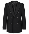 Balmain Viscose Jacket Double-Breasted Print Pattern Silver