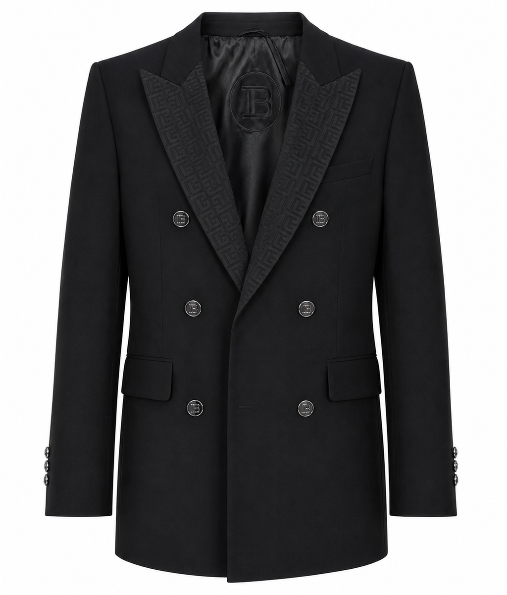 Balmain Man Black Formal Jacket
