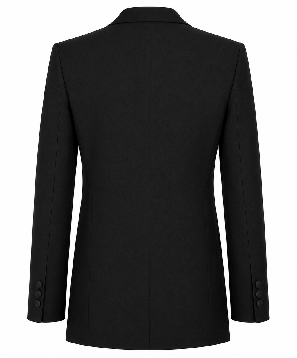 Balmain Viscose Jacket Elegante Rever Bianchi White — view 2