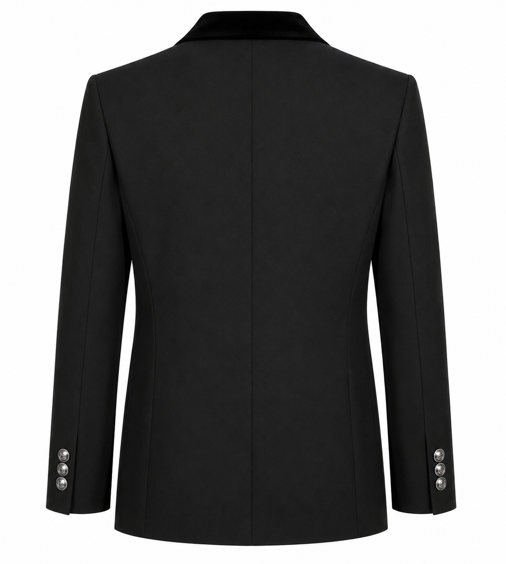 Balmain Man Black Formal Jacket
