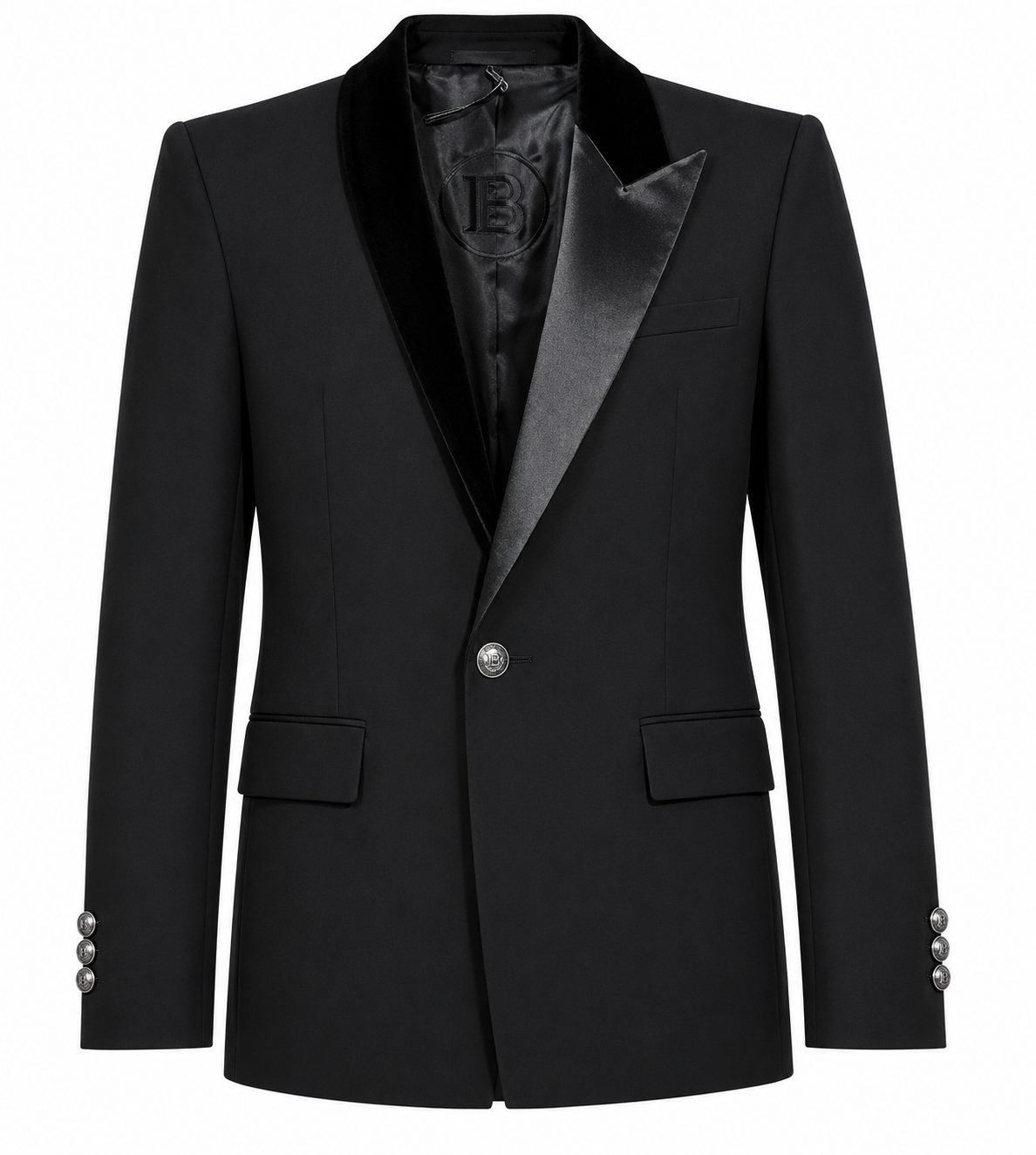 Balmain Man Black Formal Jacket