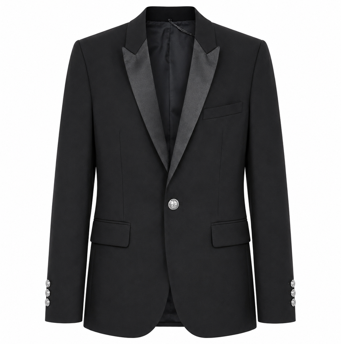 Balmain Man Black Formal Jacket