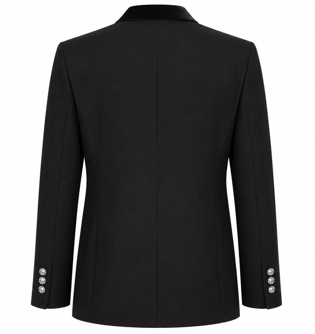 Balmain Man Black Formal Jacket