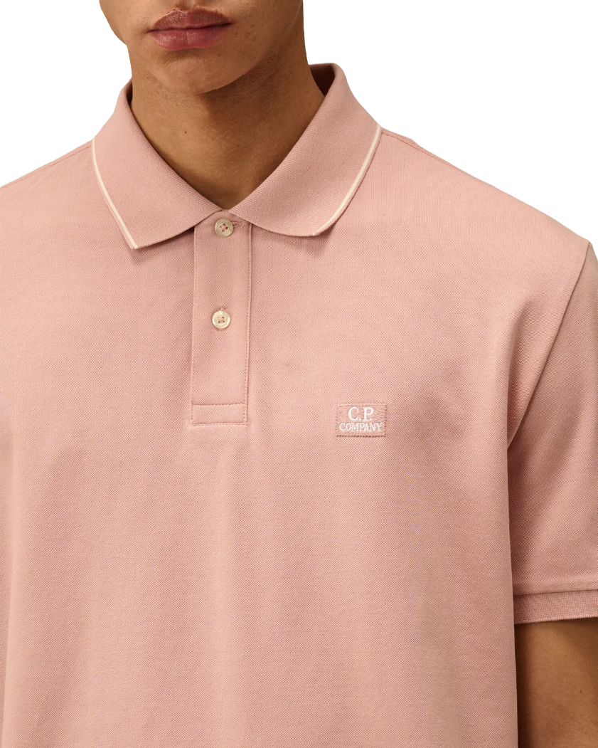 C.P. Company Cotton Polo Stretch Piquet — view 4