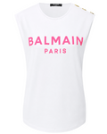 Balmain Woman White T-shirt & Top