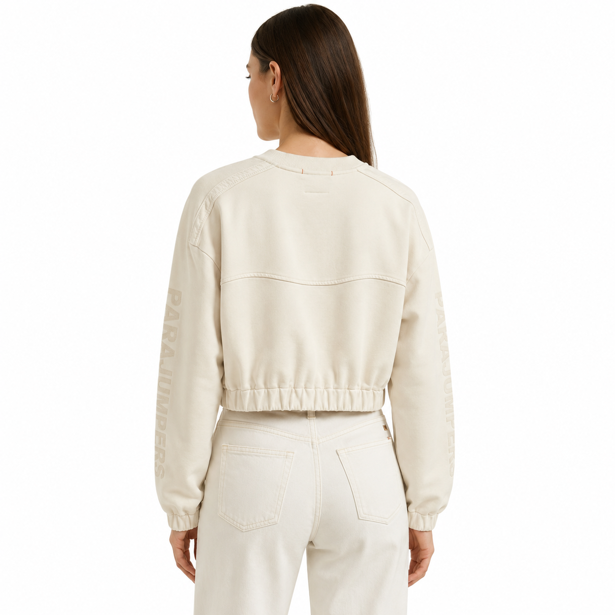 Parajumpers Cotton Sweatshirt Save Beige — view 2