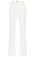 Balmain Woman White Trousers