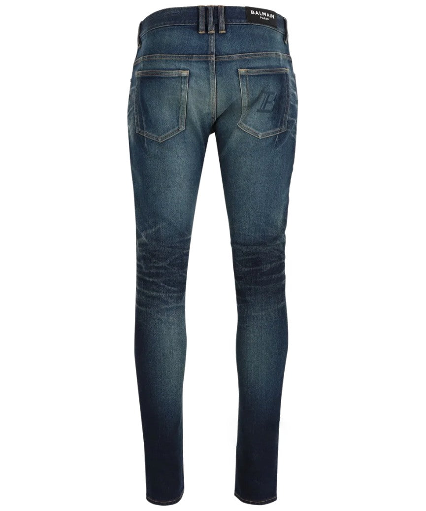 Balmain Woman Blue Jeans