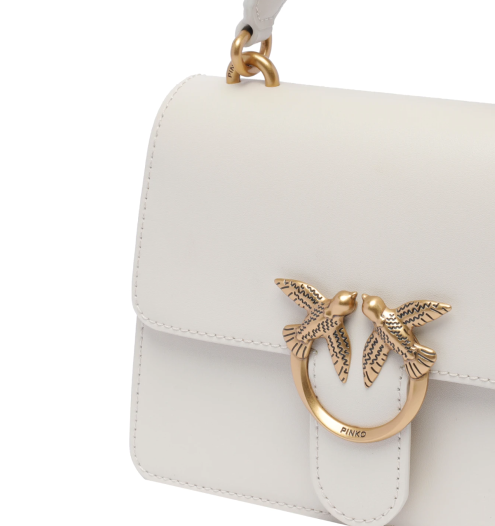 Pinko Woman White Handbags