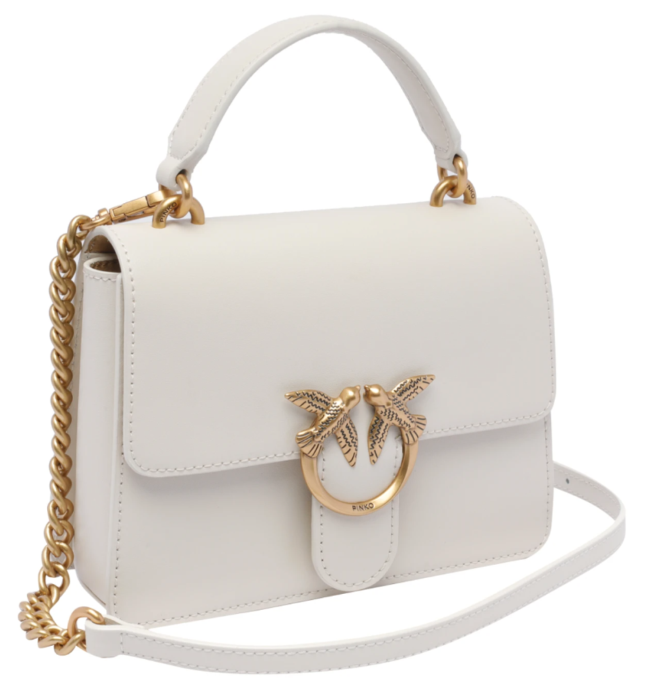 Pinko Woman White Handbags