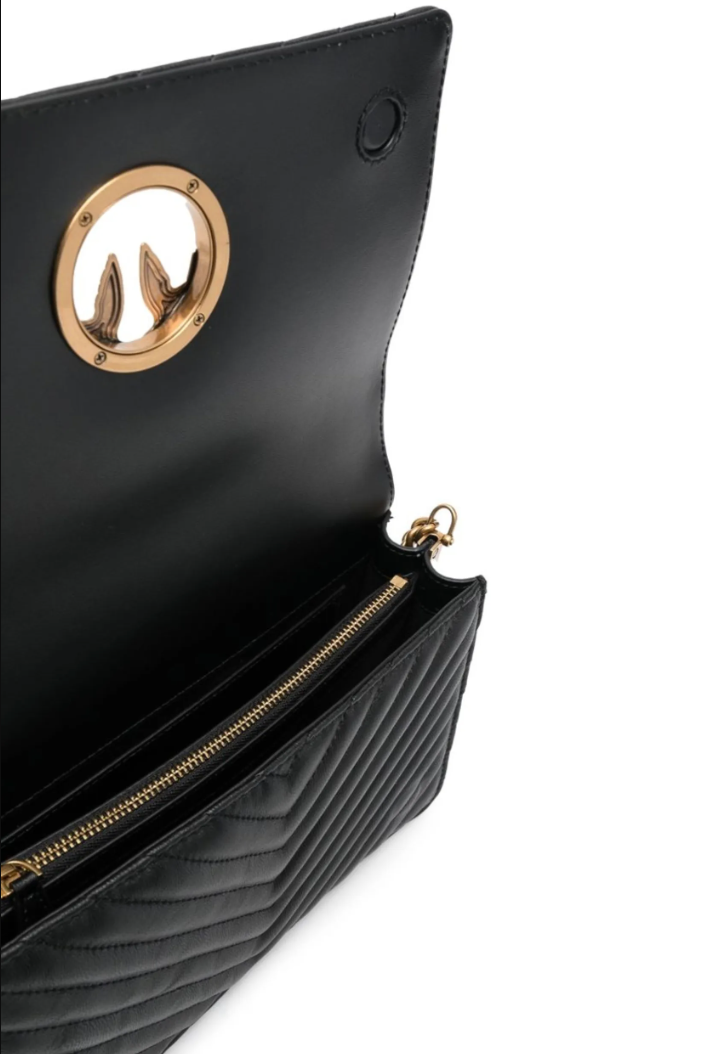 Pinko Woman Black Crossbody Bags