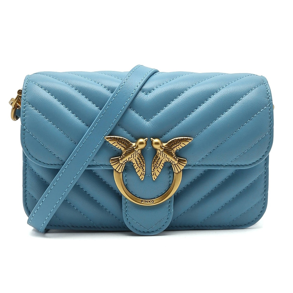 Pinko Woman Light Blue Crossbody Bags