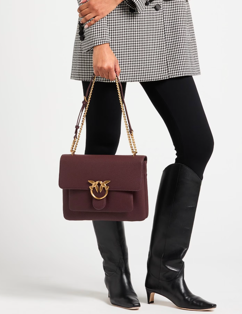 Pinko Woman Brown Crossbody Bags