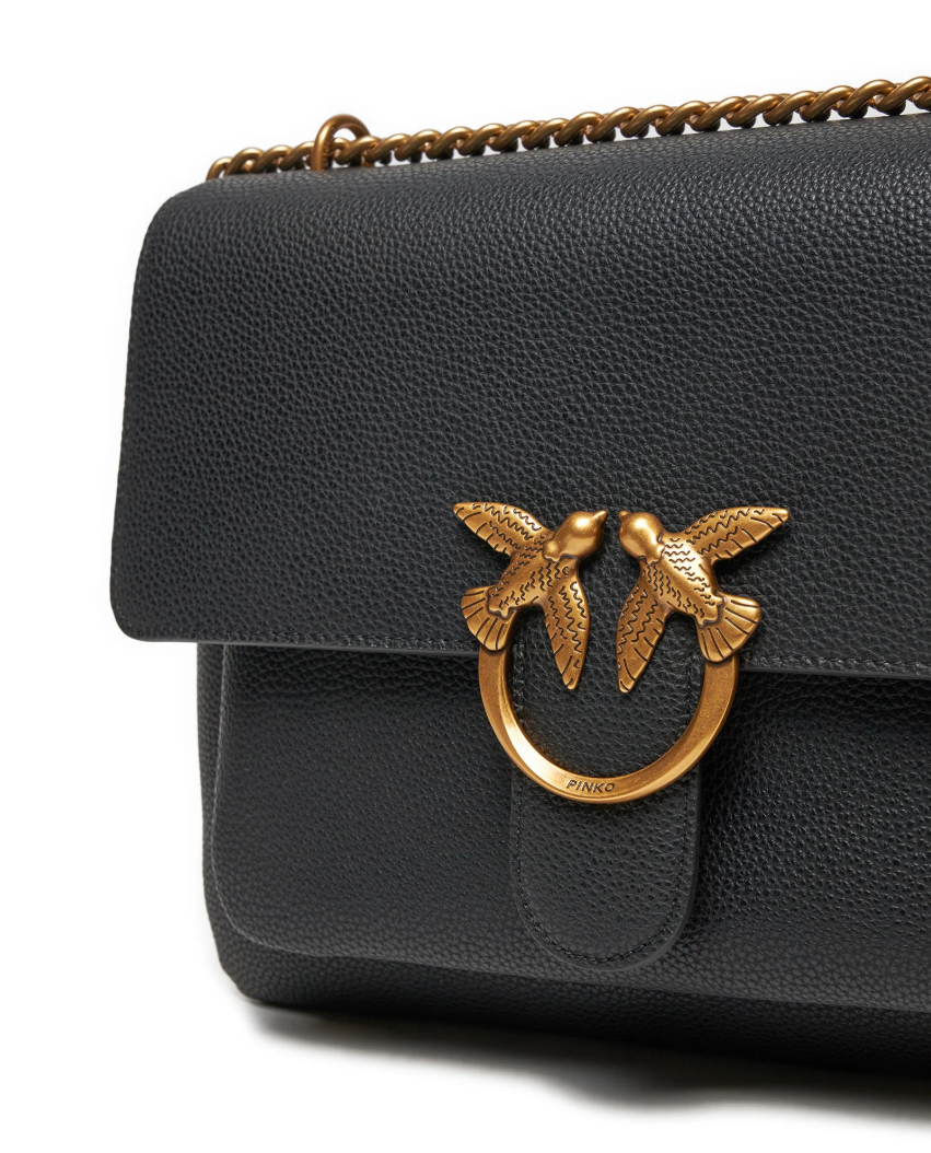 Pinko Woman Black Crossbody Bags