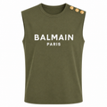 Balmain Woman Green T-shirt & Top