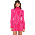 Balmain Dress Parlato Fuchsia