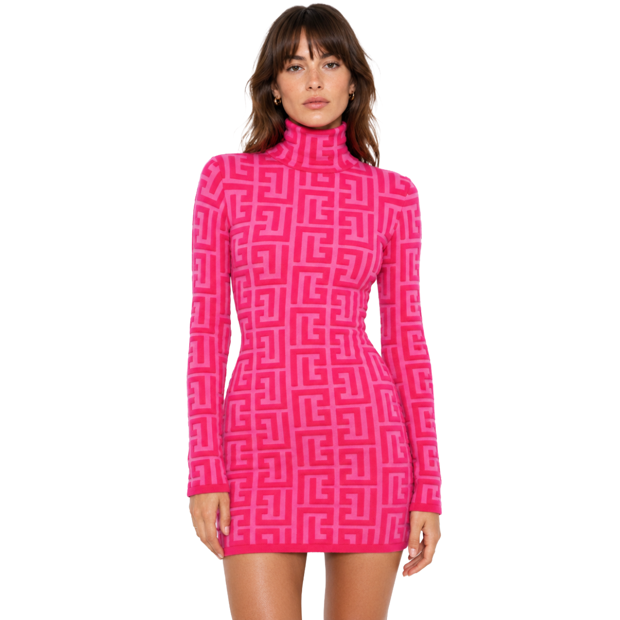 Balmain Woman Fuchsia Dress