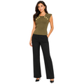 Balmain Woman Green T-shirt & Top