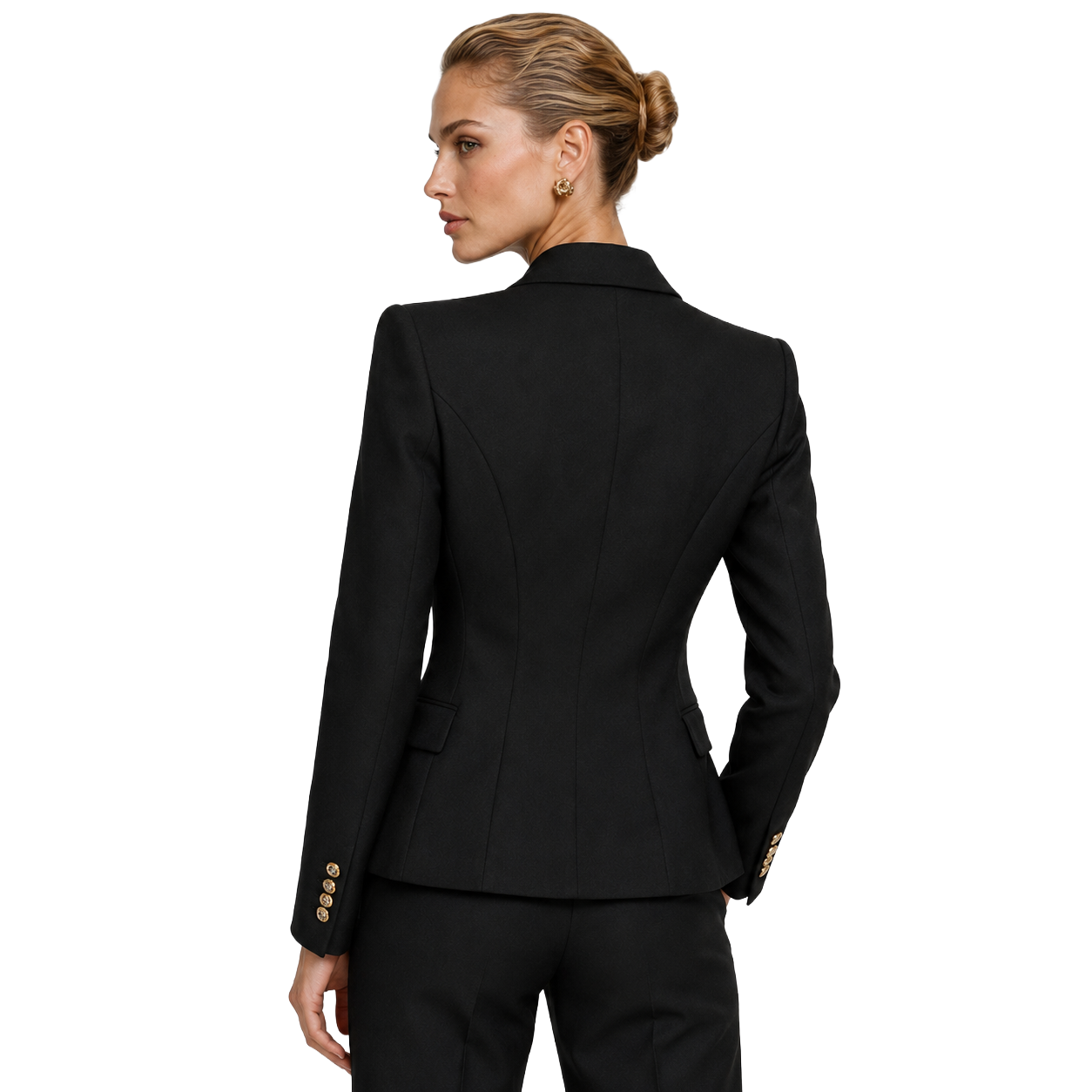 Balmain Jacket Single-Breasted Decorata — view 2