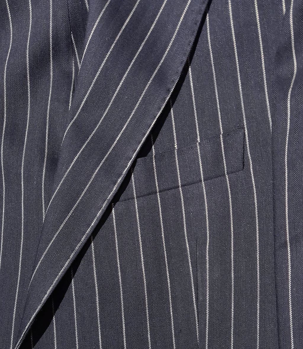 Ermenegildo Zegna Fabric Man Blue Suit