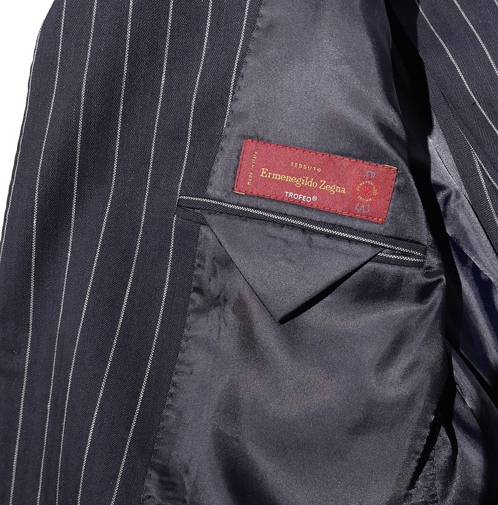 Ermenegildo Zegna Fabric Man Blue Suit