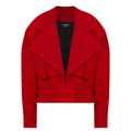 Balmain Jacket Oversize Rossa Red