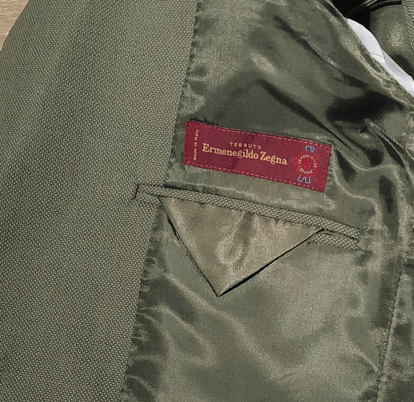 Ermenegildo Zegna Fabric Man Green Suit