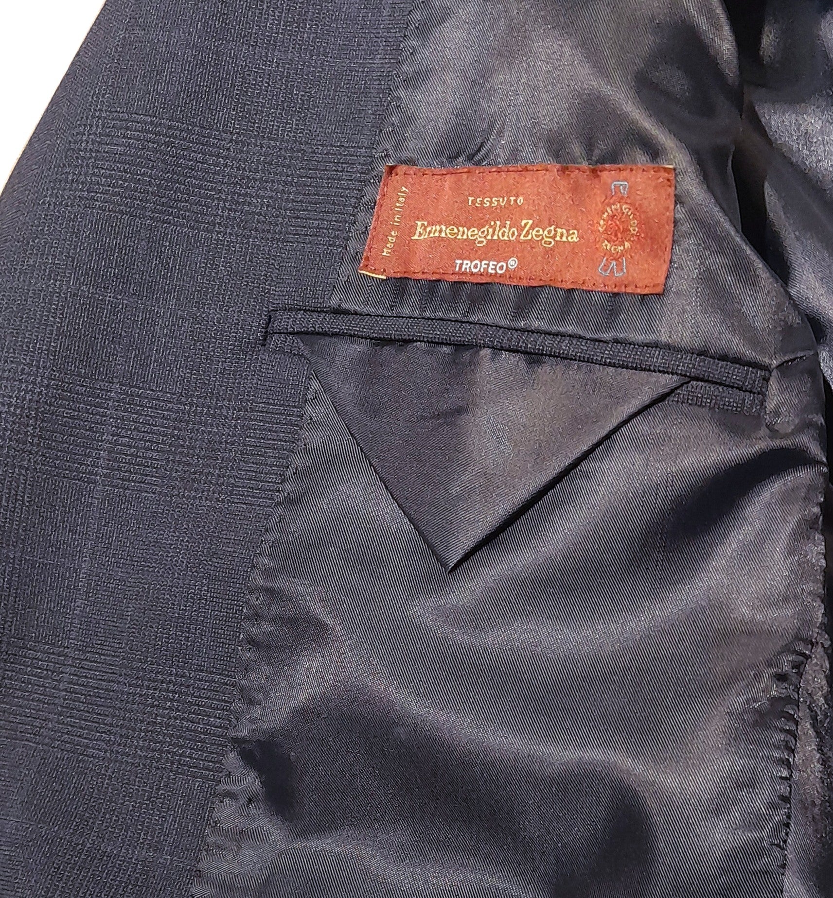 Ermenegildo Zegna Fabric Man Blue Suit
