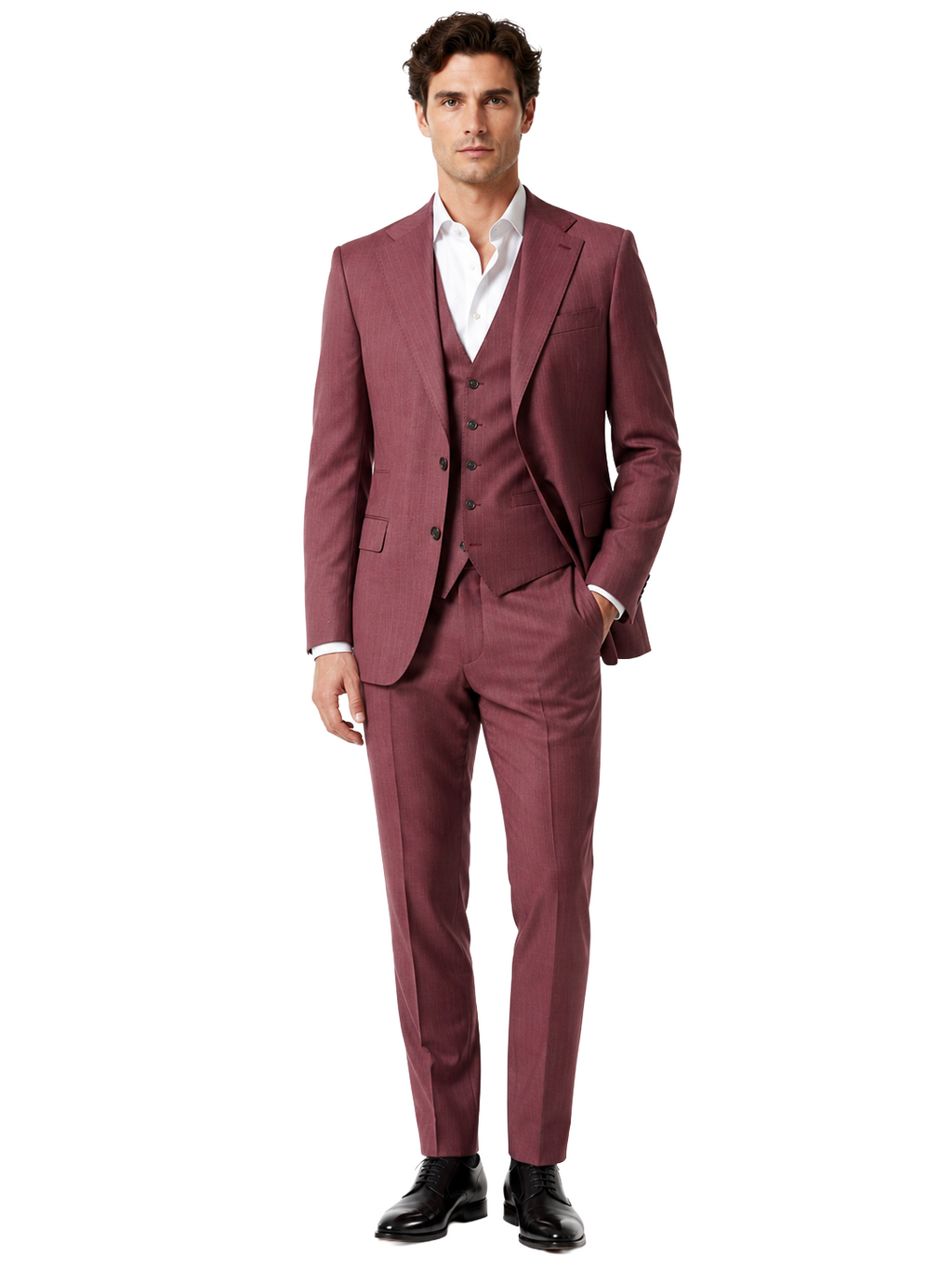 Ermenegildo Zegna Fabric Man Purple Suit