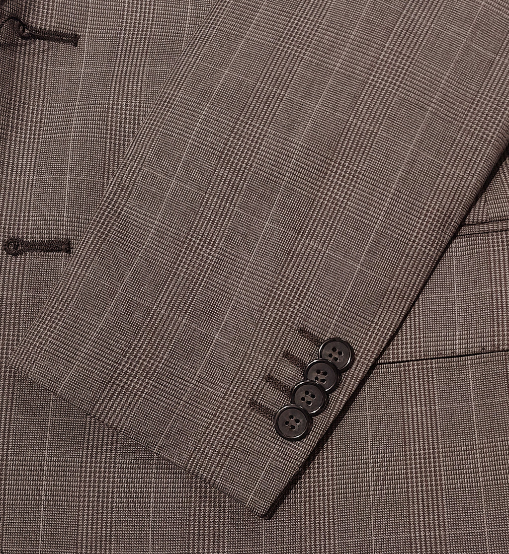 Ermenegildo Zegna Fabric Man Brown Suit
