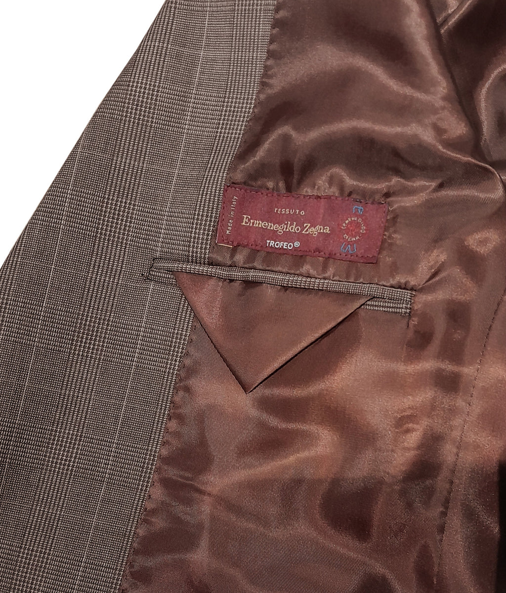 Ermenegildo Zegna Fabric Man Brown Suit