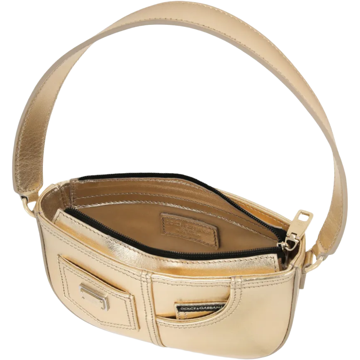 borsa a spalla oro