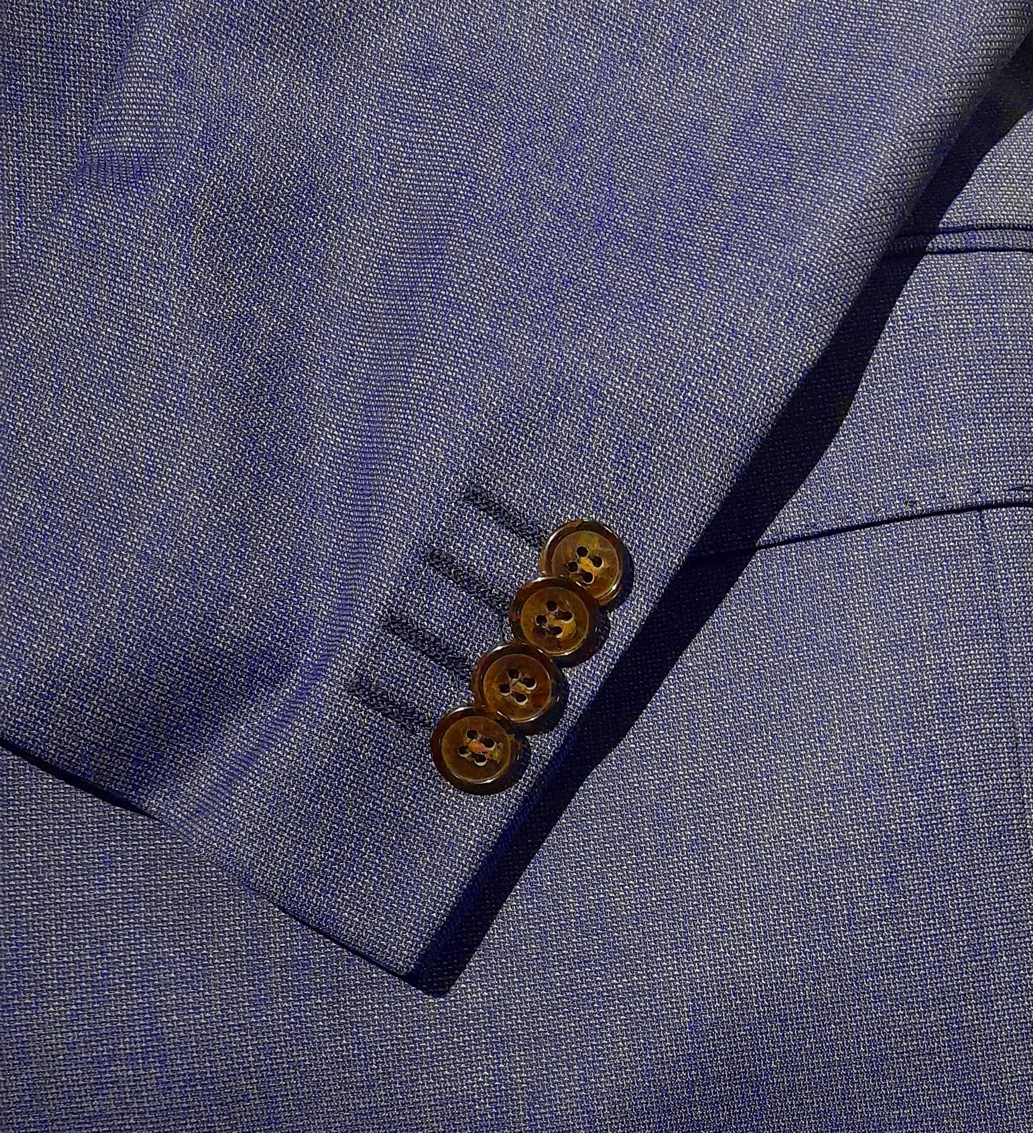 Ermenegildo Zegna Fabric Man Blue Suit