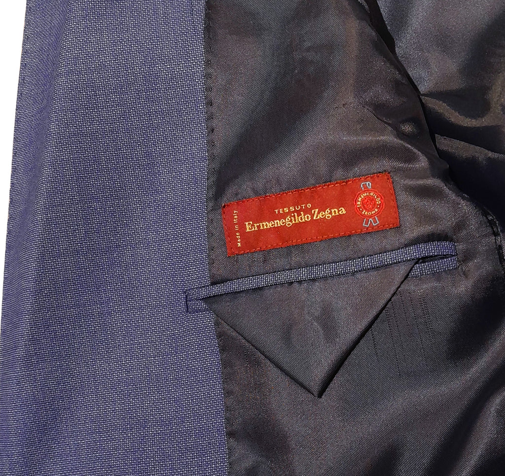 Ermenegildo Zegna Fabric Man Blue Suit