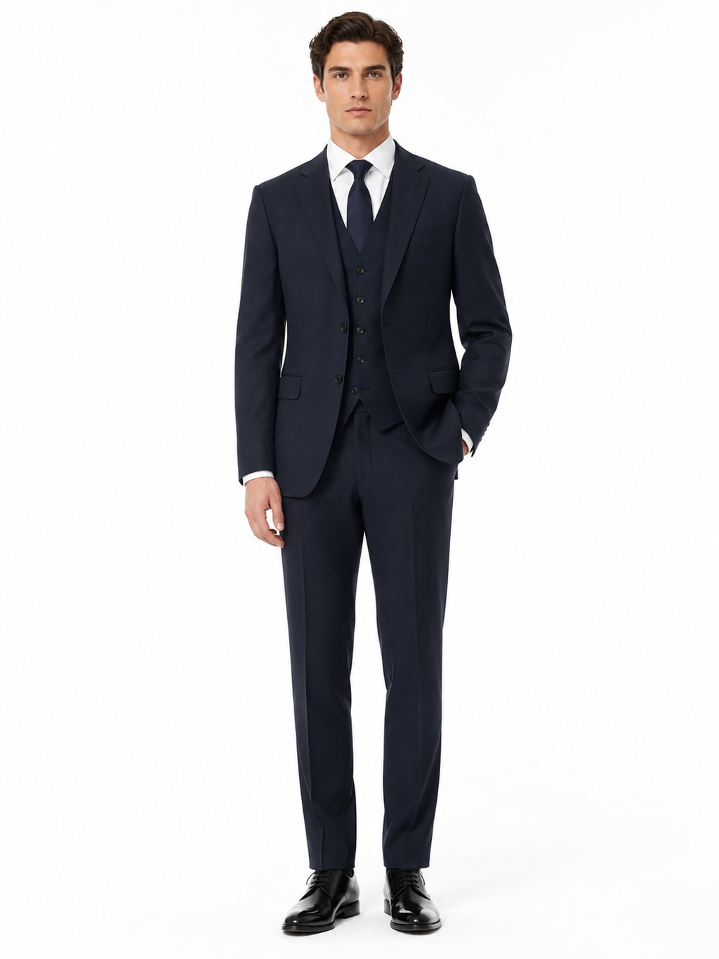 Ermenegildo Zegna Fabric Man Blue Suit