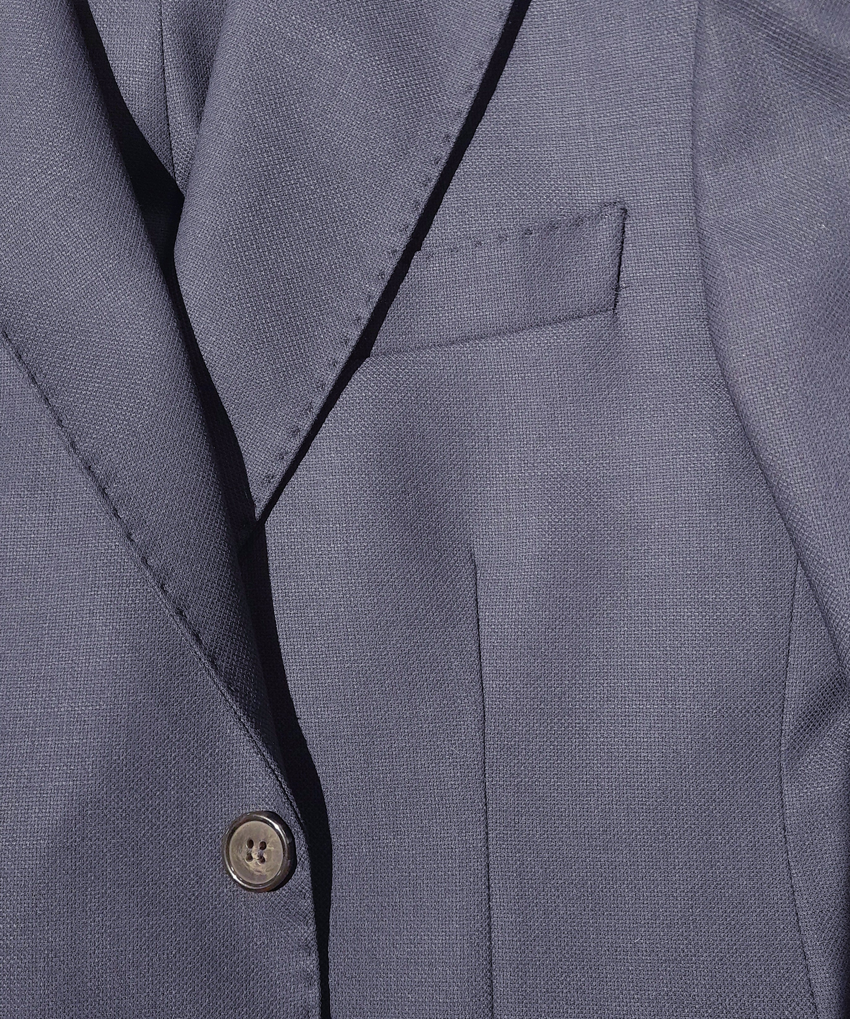 Ermenegildo Zegna Fabric Man Blue Suit