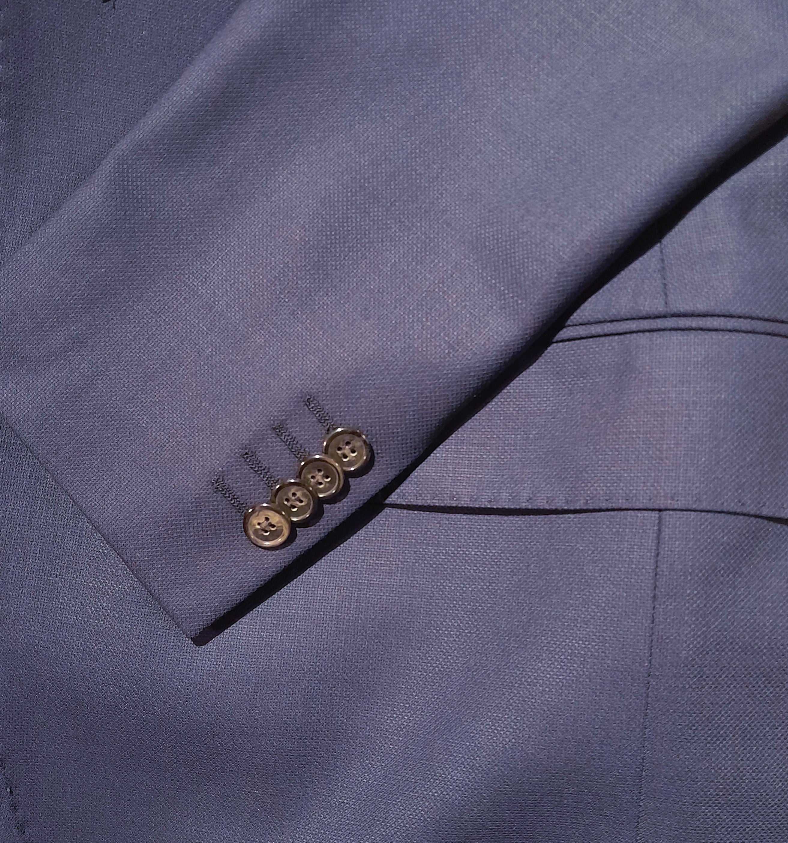 Ermenegildo Zegna Fabric Man Blue Suit