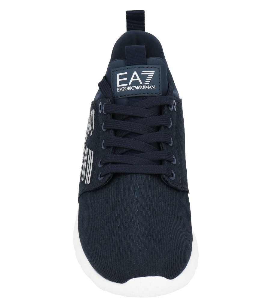 sneakers mesh lycra blu