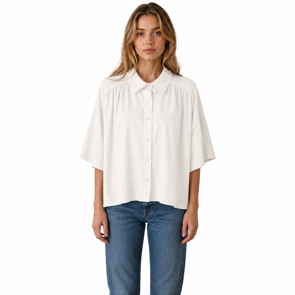 camicia cotone bianca