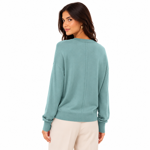 Alpha Studio Woman Magkia Crew Neck Sweaters Green