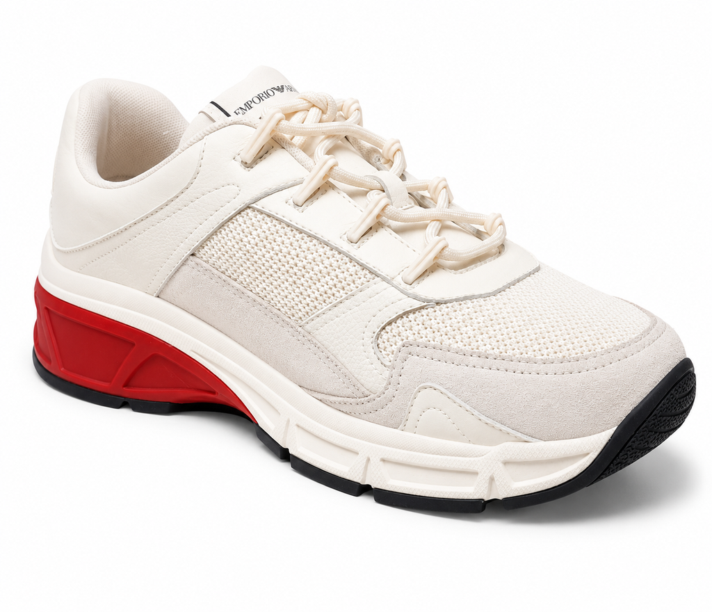 sneakers calf and mesh