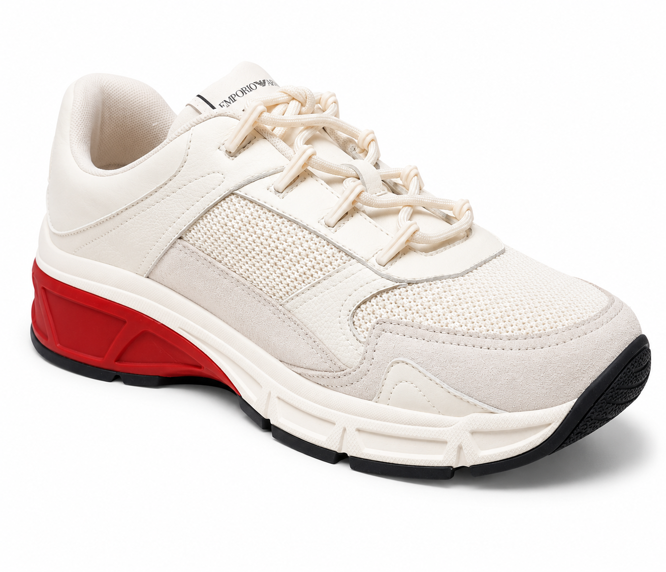 sneakers calf and mesh