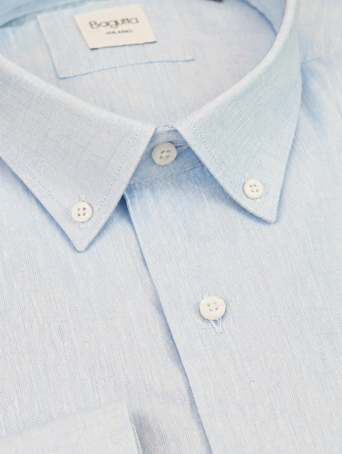 camicia button down celeste