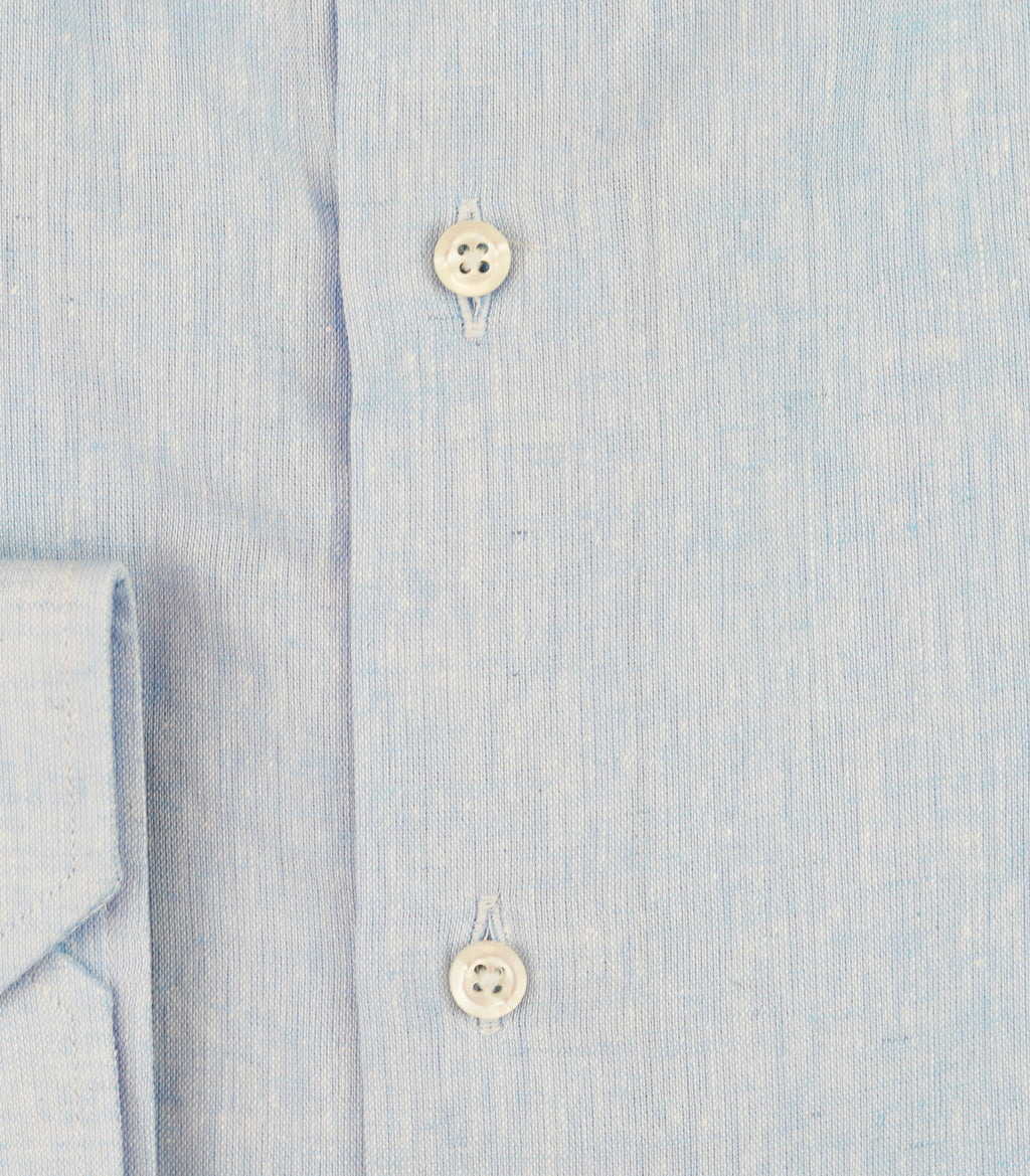camicia button down celeste