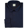 Bagutta Man Shirt Neck Gani Navy Blue