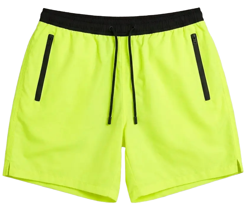 MC2 Saint Barth Man Lighting Submarine Stretch Swimwear Yellow