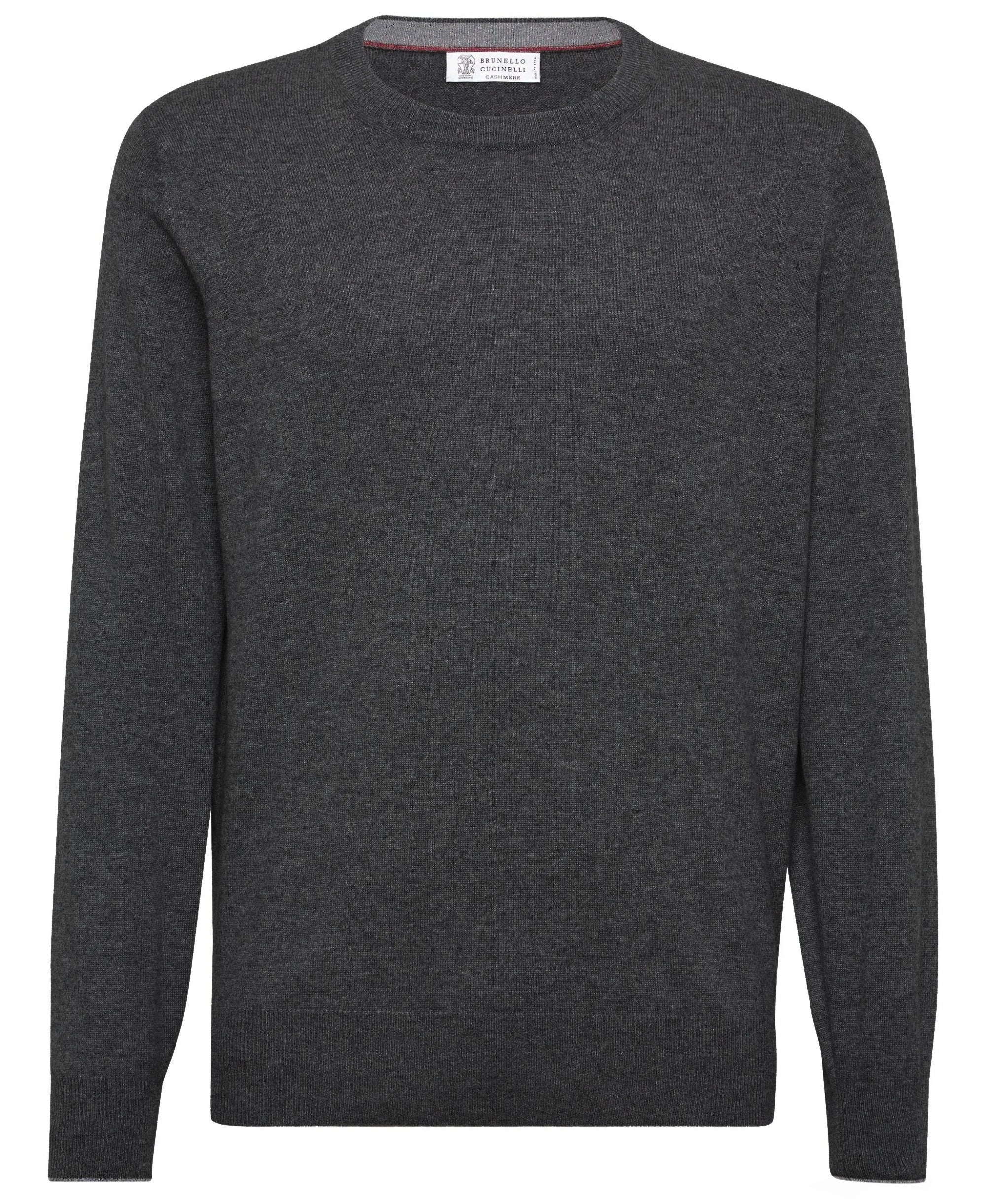Brunello Cucinelli Man Knit Cashmere Scuro Grey